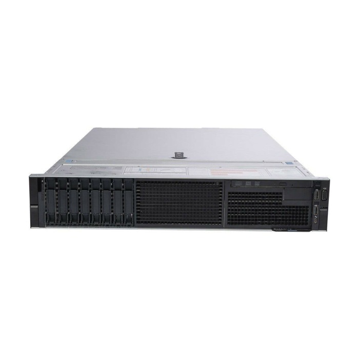 Serwer Dell PowerEdge R740 8x2.5" z 2x Silver 4112, 128GB RAM, H730p, 2x 960GB SSD SATA 2.5", 4x1GbE, 2x PSU 495W, szyny, iDRAC9 Enterprise