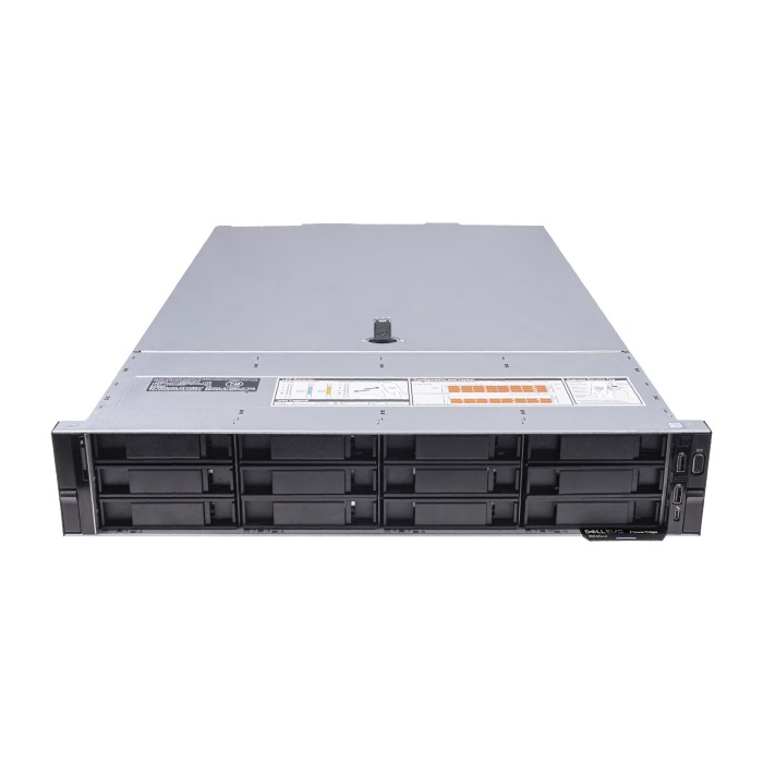 Serwer Dell PowerEdge R740xd 12x3.5" z 2x Gold 6148, 64GB RAM, H730p, 2x 960GB SSD SATA 2.5", 4x1GbE, 2x PSU 495W, szyny, iDRAC9 Enterprise