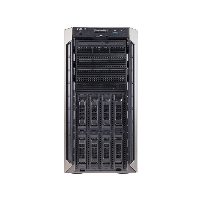 Serwer Dell PowerEdge T340 8x3.5" z 1x E-2124, 8GB RAM, H730p, 2x 480GB SSD SATA 2.5", 2x PSU 495W, iDRAC9 Enterprise