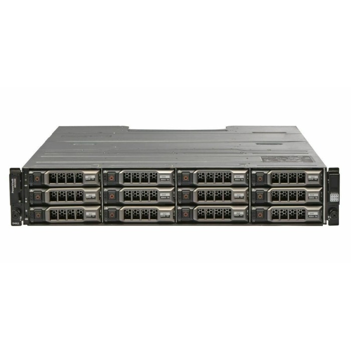 Storage Array Dell PowerVault MD3200 with 2xSAS 6Gb Controller, 2x PSU, rails