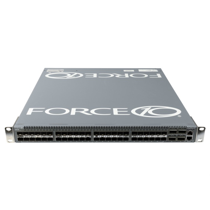 Switch Dell Force10 S4810P-AC 48x10GbE SFP+ 4x40GbE QSFP+ F2R Normal Flow 1x bloc d'alimentation, 2x ventilateur