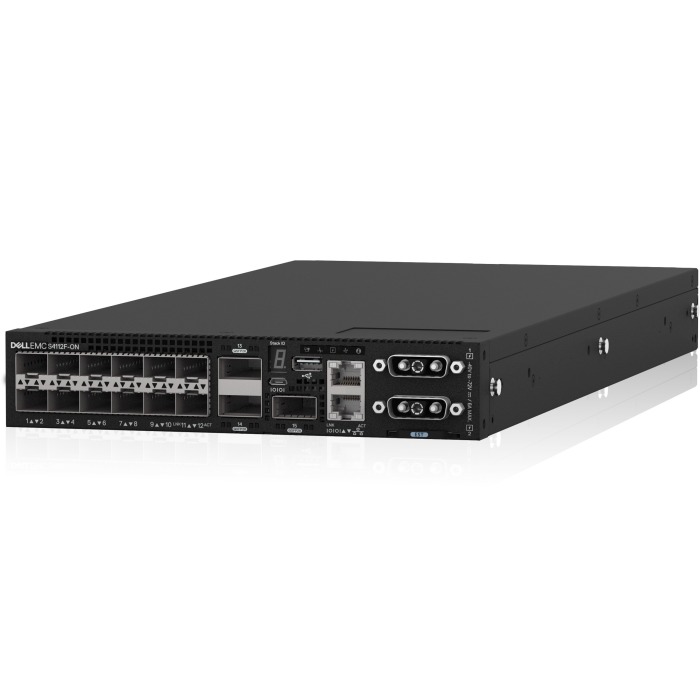 Switch Dell Networking S4112F-ON 3x100GbE QSFP28 12x10GbE SFP+ DC Netzteil F2R JK06J