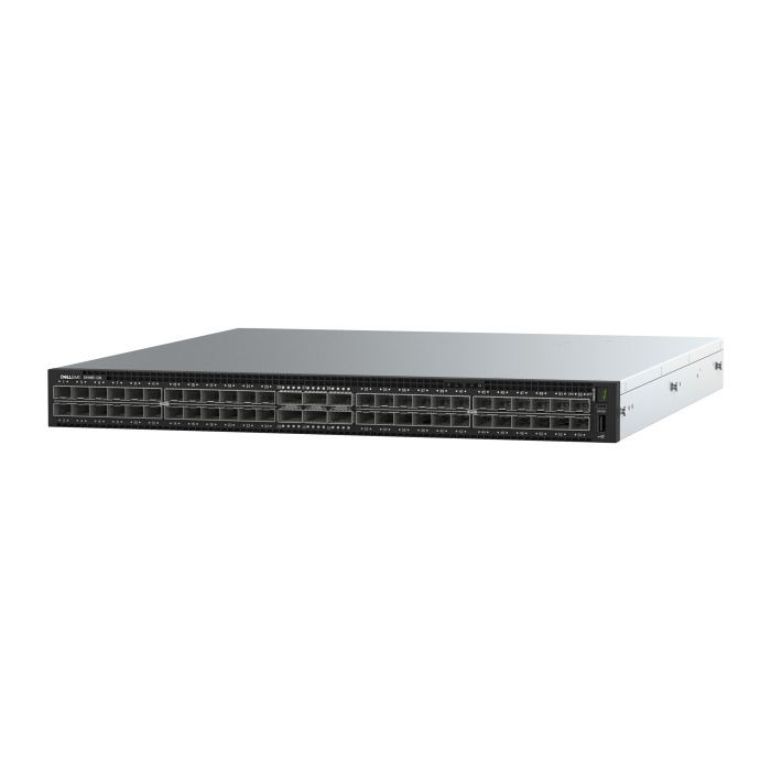 Switch Dell Networking S4148F-ON 48x10GbE SFP+ 2x40GbE QSFP+ 4x100GbE QSFP28 R2F Reverse Flow 2xPSU, 4x ventilateur
