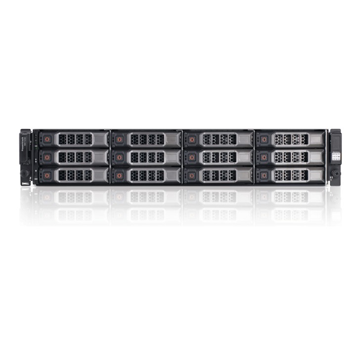 Tiroir disque Dell PowerVault MD1200 12x3.5" avec 2x contrôleur EMM, 12x2TB SAS 3.5", 2xPSU AC, rails