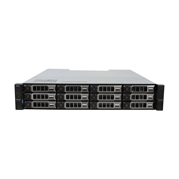 Tiroir disque Dell PowerVault ME412 avec 2x Contrôleur EMM, 2x 4TB SAS 3.5", 2x PSU, rails