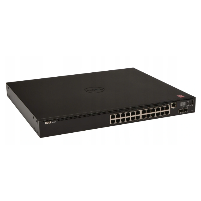 Verteiler Dell Networking N2024 2x10GbE SFP+ 24x1GbE RJ45 F2R 