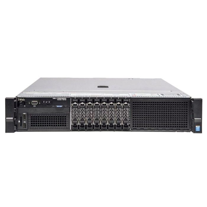 Workstation Dell Precision R7910 8x2.5" with 2xE5-2687Wv3, 32GB RAM, H730P, 2x 480GB SSD SATA 2.5", 4x1GbE, 1xQuadro K2200, 2xPSU, Rails, iDRAC 8 Enterprise