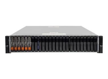 Baie de stockage Dell PowerStore 500T avec, Module d'E/S double Base-T (4x10GbE), Module d'E/S double (4x10/25GbE SFP28), 6x 3.84TB SSD NVMe, Rails