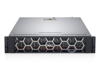 Baie de stockage Dell PowerStore 5200T avec, 2x Module d'E/S double (4x32Gb FC), 6x 1.92TB SSD NVMe, Rails, Façade
