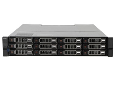 Baie de stockage Dell PowerVault ME4012 avec 2x Contrôleur FC (10/16Gb), 2x 4TB HDD SAS, 2x 580W AC PSU, rails