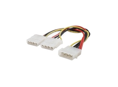 Câble d'alimentation Manhattan 1xMolex-2xMolex 766623301503