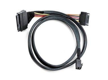 Câble SAS Delock SFF-8643 pour SFF-8639 0.5m 8643-8639