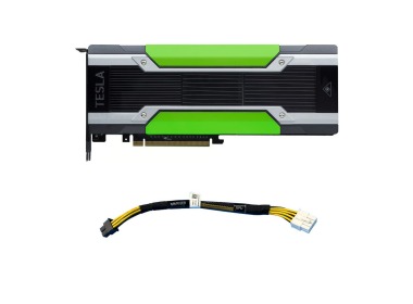 Carte graphique NVidia Tesla M60 16GB 300W FHFL PCI-E 3.0x16 + câble d'alimentation GPU pour Dell R740/R740xd