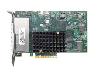 Carte HBA SAS Dell 4MB Adapter PCIe 2.0x8 4x SFF-8088 6Gb SATA KV5JY