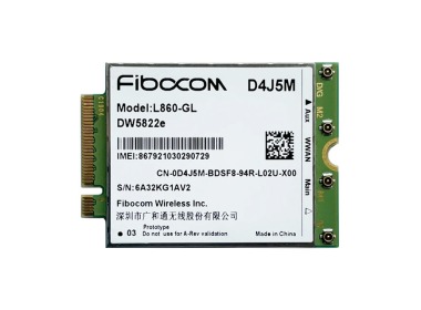 Carte réseau Dell Fibocom DW5822e L860-GL 4G LTE M.2 D4J5M
