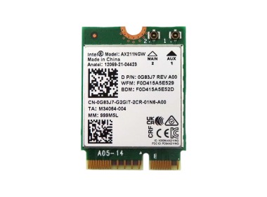 Carte réseau Intel AX211 Wi-Fi 6E (802.11ax) M.2 2230 pour Dell Precision T3660 G83J7