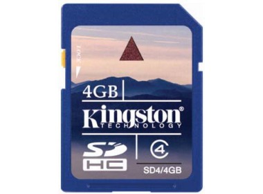 Carte SD Kingston 4GB MicroSDHC Class 4
