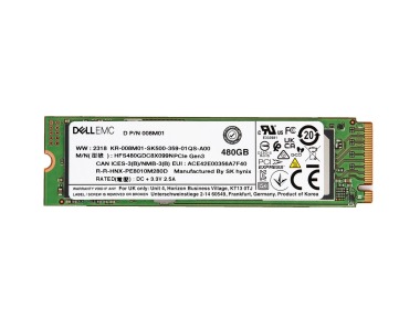 Disque dur Dell 480GB SSD NVMe PCIe 3.0x4 M.2 2280 RI 08M01