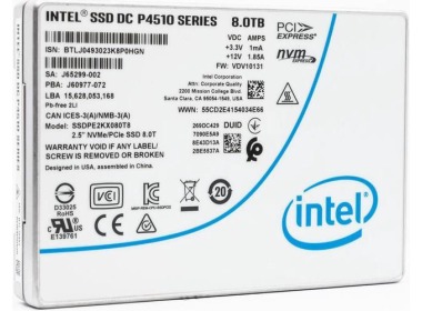 Disque dur Intel 8TB SSD NVMe 3.1x4 U.2 SSDPE2KX080T8O