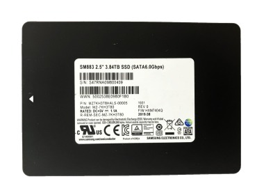 Disque dur Samsung 3.84TB SSD SATA 6G 2.5" MLC MU MZ7KH3T8HALS-00005