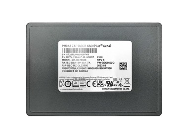 Disque dur Samsung 960GB SSD NVMe PCIe 4.0 U.2 TLC RI AES-256 MZQL2960HCJR-00A07