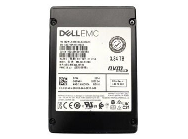 Dysk twardy Dell 3.84TB SSD NVMe PCIe 4.0 U.2 2.5" TLC RI TCG Opal 2.0 G5N65