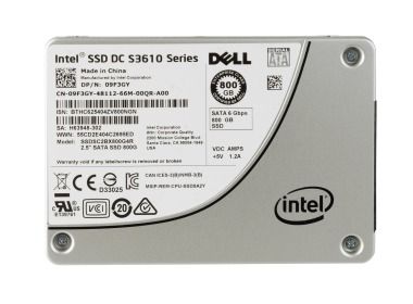 Hard drive Intel Dell 800GB SSD SATA 2.5" MLC MU AES-256 9F3GY