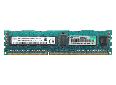 Mémoire RAM HP 8GB 1Rx4 DDR3 RDIMM ECC 1600MHz 647651-081