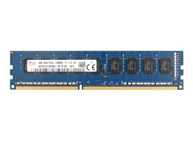 Mémoire RAM Hynix 4GB 1Rx8 PC3L-12800E DDR3 UDIMM ECC HMT451U7BFR8A-PB