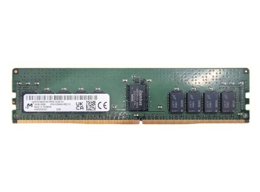 Mémoire RAM Micron 16GB 2Rx8 DDR4-3200AA DDR4 RDIMM ECC 3200MHz MTA18ASF2G72PDZ-3G2E1