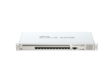 Routeur Mikrotik Cloud Core 12xRJ-45 1Gb 1xUSB 1xConsole LCD CCR1016-12G