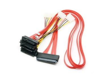 SAS cable SFF-8484 to 4xSFF-8482 31.5" 8484-8482