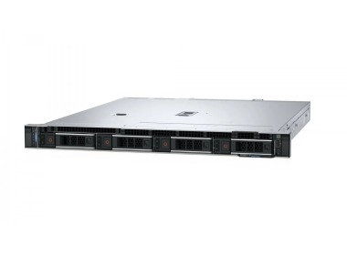 Server Dell PowerEdge R360 4x3.5" with E-2488, 128GB RAM, H355, 2x 7.68TB SSD SAS 12G RI 2.5", 2x10GbE SFP+, 2x PSU 600W, bezel, iDRAC9 Enterprise