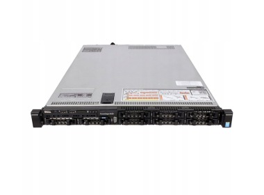 Server Dell PowerEdge R630 8x2.5" with 2x E5-2697 v4, 64GB RAM, H730, 2x 480GB SSD SATA 2.5", 2x1GbE RJ45 2x10GbE SFP+, 2x PSU, rails, iDRAC 8