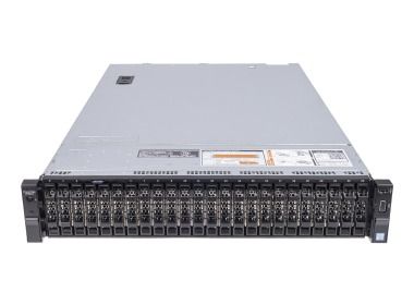 Server Dell PowerEdge R730xd 24x2.5" with 2x E5-2623v4, 128GB RAM, H730, 2x480GB SSD SATA 2.5", 4x1GbE, 2xPSU, Rails, iDRAC 8 Enterprise