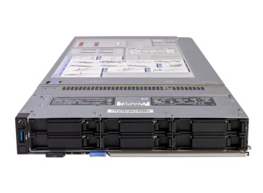 Serveur Dell PowerEdge MX740c 6x2.5" avec 1xSilver 4110, 32GB, 2x 480GB SSD SATA 2.5", 2x25GbE SFP28