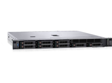 Serveur Dell PowerEdge R350 8x2.5"avec E-2378G, 64GB RAM, H755, BOSS-S1avec 2x Dell 240GB SSD SATA RI M.2, 4x 2TB 7.2K SATA 6G 2.5", 4x 960GB SSD SATA 2.5", 4x1GbE, 2x PSU 600W, Rails, Façade, iDRAC9 Enterprise