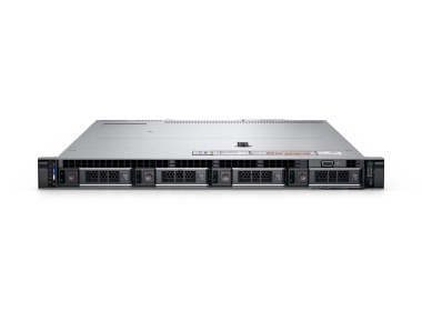 Serveur Dell PowerEdge R450 4x3.5"avec 2x Silver 4309Y, 64GB RAM, H745, BOSS-S2avec 2x Dell 240GB SSD SATA RI M.2, 4x 16TB 7.2K SATA 6G 3.5", 2x1GbE, 2x PSU 800W, Rails, Façade, iDRAC9 Enterprise