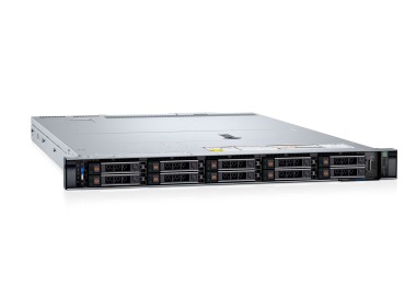 Serveur Dell PowerEdge R660xs 10x2.5" avec 2x Gold 5515+, 32GB RAM, BOSS-N1 avec 2x Dell 256GB NVMe 2280 M.2, 2x10/25GbE SFP28, 2x PSU 1400W, Rails, iDRAC9 Enterprise