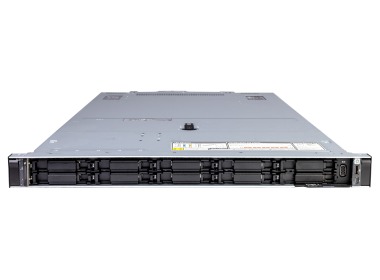 Serveur Dell PowerEdge R6615 10x2.5" (4xNVMe) avec 1x EPYC 9124, 64GB RAM, H965i, BOSS-N1 avec 2x 480GB SSD NVMe M.2, 2x 6.4TB SSD NVMe U.3 2.5", 2x10/25GbE SFP28, 2x PSU 1400W, rails, façade, iDRAC9 Enterprise