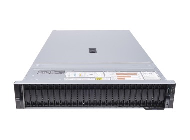 Serveur Dell PowerEdge R750 24x2.5" (8xNVMe) avec 2x Silver 4310, 32GB RAM, H755, 2x 960GB SSD SATA 2.5", 4x1GbE, 2x PSU 1400W, rails, iDRAC9 Enterprise