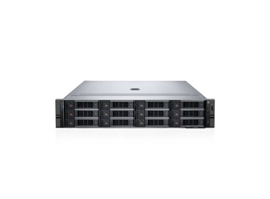 Serveur Dell PowerEdge R760 12x3.5"avec 2x Gold 6444Y, 64GB RAM, H755, 2x 400GB SSD SAS 12G RI 2.5", 2x1GbE, 2x PSU 3200W, Rails, iDRAC9 Enterprise
