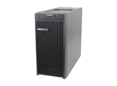 Serveur Dell PowerEdge T150 avec 1x Intel E-2314, 32GB RAM, Karta BOSS-S1 z , 2x Dell 480GB SSD SATA 6G M.2 2280 RI, 2x10GbE SFP+, 1x PSU,
