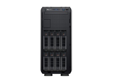 Serveur Dell PowerEdge T350 8x3.5", BOSS-S1 avec 2x Dell 240GB SSD SATA RI M.2 avec 1x Xeon E-2334, 32GB RAM, HBA355i, 2x 960GB SSD SATA 2.5", 2x10GbE BASE-T, 2x PSU 600W, iDRAC9 Enterprise