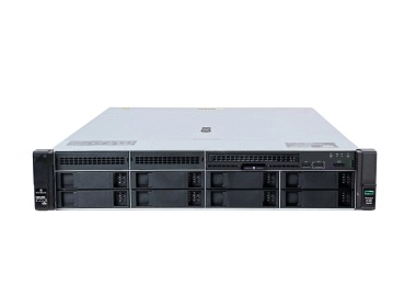 Serveur HPE ProLiant DL380 Gen10 8x3.5" avec 2x Silver 4110, 32GB RAM, P408i-a, 2x HPE 960GB SSD SATA 2.5", 2x PSU, rails, iLO 5