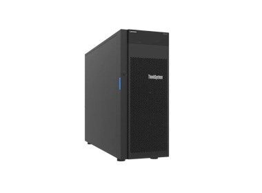 Serveur Lenovo ThinkSystem ST250 v2 avec 1x E-2336, 16GB RAM, 4x 600GB SAS 2.5", 2x1GbE RJ45, DVD-RW, 2x PSU