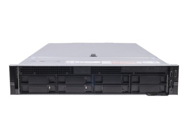Serwer Dell PowerEdge R740 8x3.5" z 2x Gold 6152, 32GB RAM, H730p, 2x 480GB SSD SATA 2.5", 4x1GbE, 2x PSU 495W, szyny, iDRAC9 Enterprise