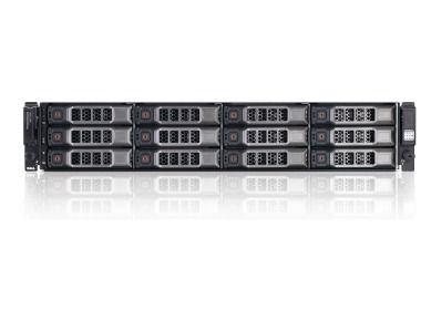 Storage expansion enclosure Dell PowerVault MD1200 12x3.5" with 2x Controller EMM, 2x PSU DC, rails