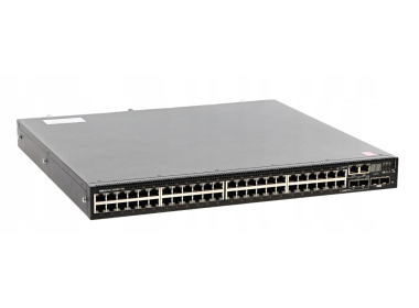 Switch Dell Networking N3048EP-ON 48x1GbE PoE+ 2x10GbE SFP+ F2R Normal Flow, 1xPSU, 1x ventilateur