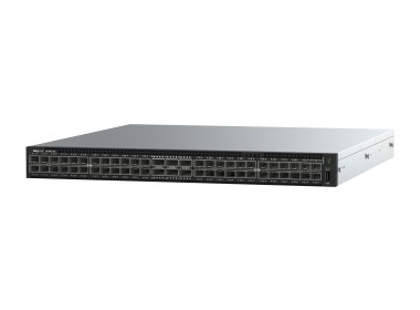 Switch Dell Networking S4148F-ON 48x10GbE SFP+ 2x40GbE QSFP+ 4x100GbE QSFP28 R2F Reverse Flow 2xPSU, 4x ventilateur, rails